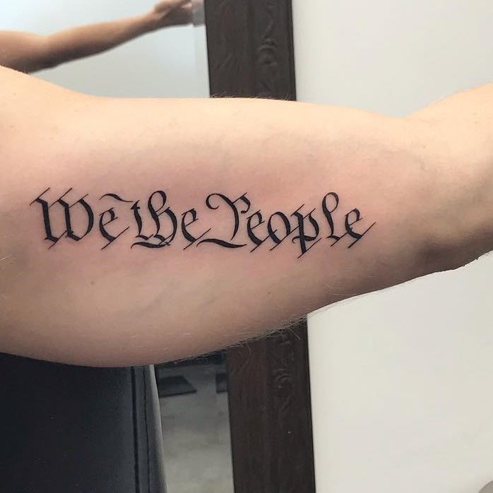 we the people tattoo