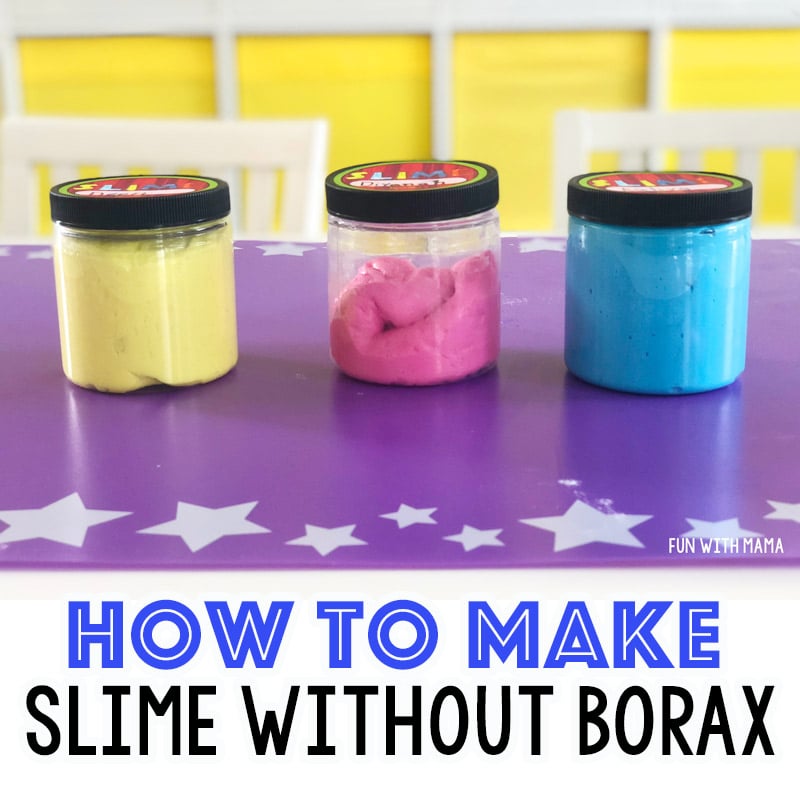 how to make slime without cornstarch borax and glue