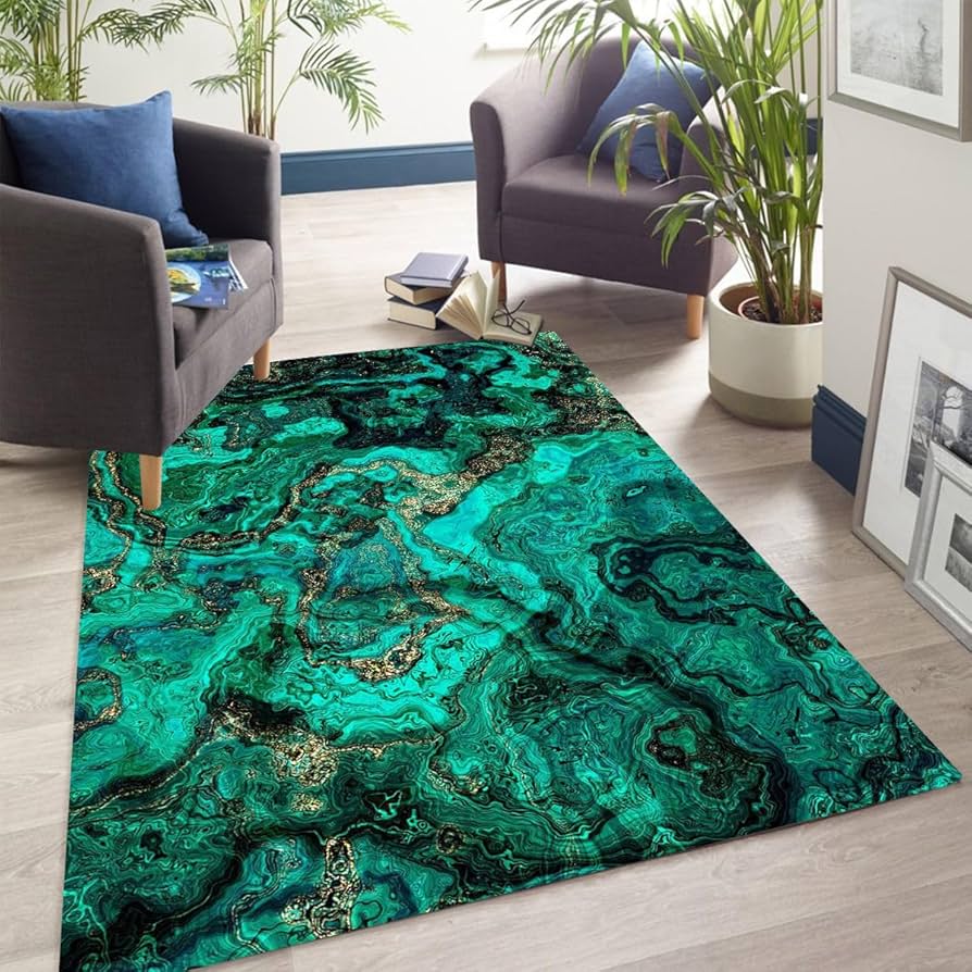 emerald green rug 8x10