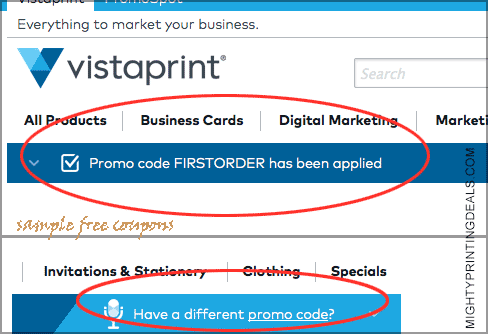 vistaprint discount codes