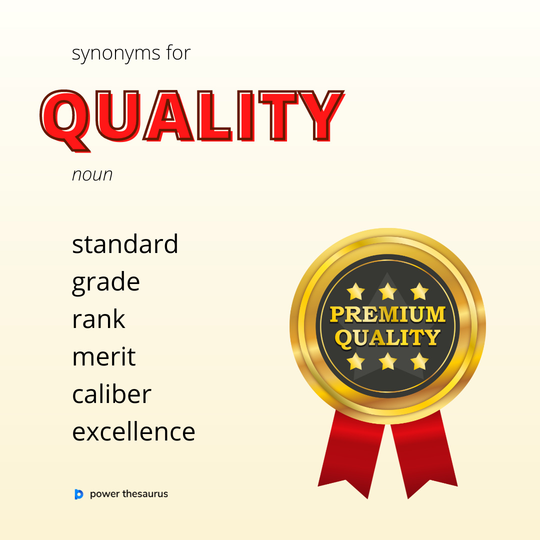 quality synonym