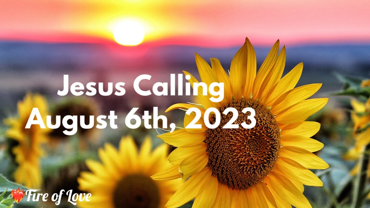 jesus calling august 6