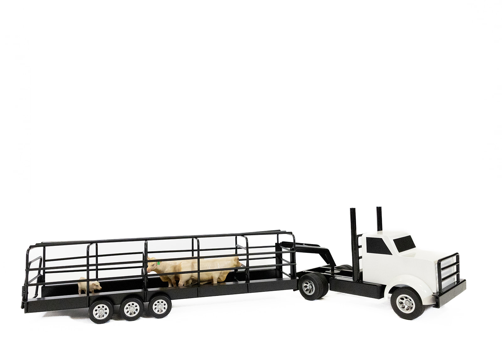 toy trucks with trailers