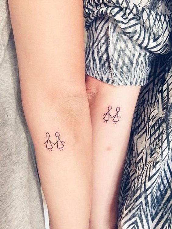 pequeño tatuajes de hermanos