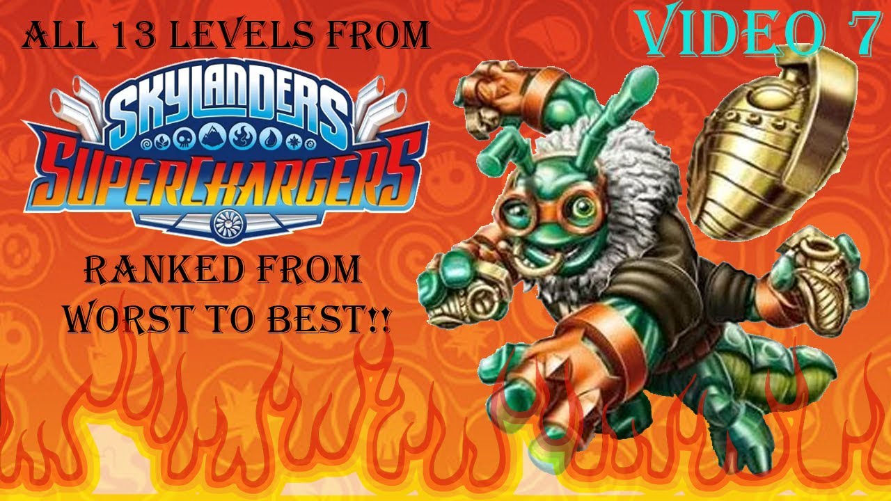 skylanders superchargers levels