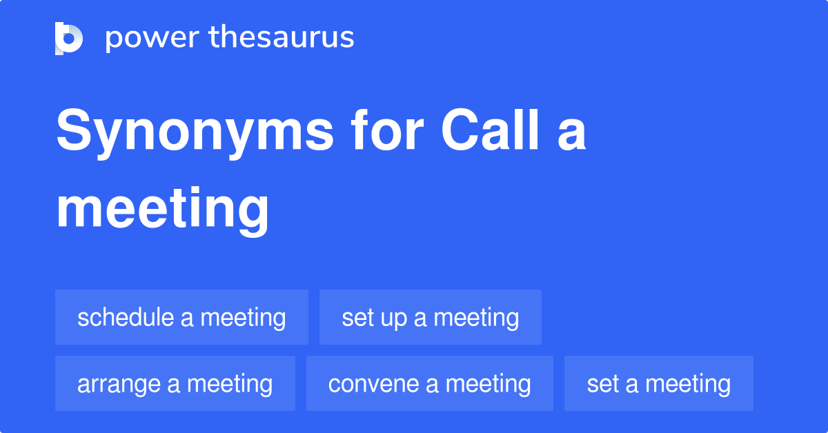 meeting synonym