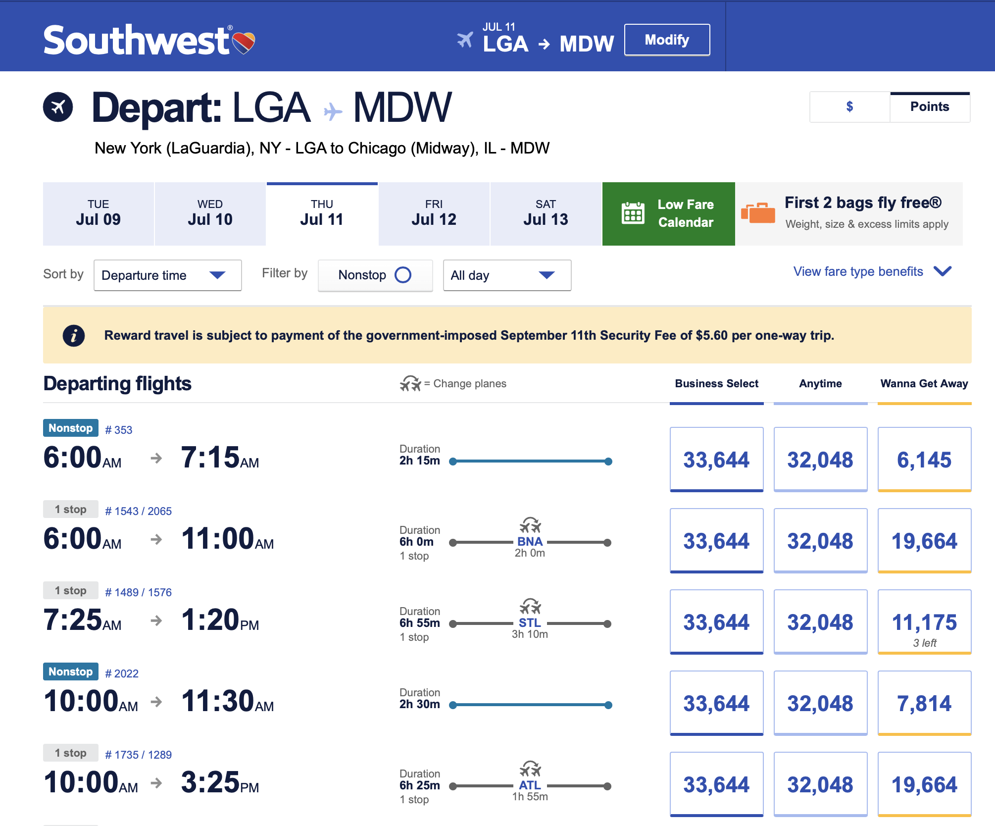 chicago to new york flight duration