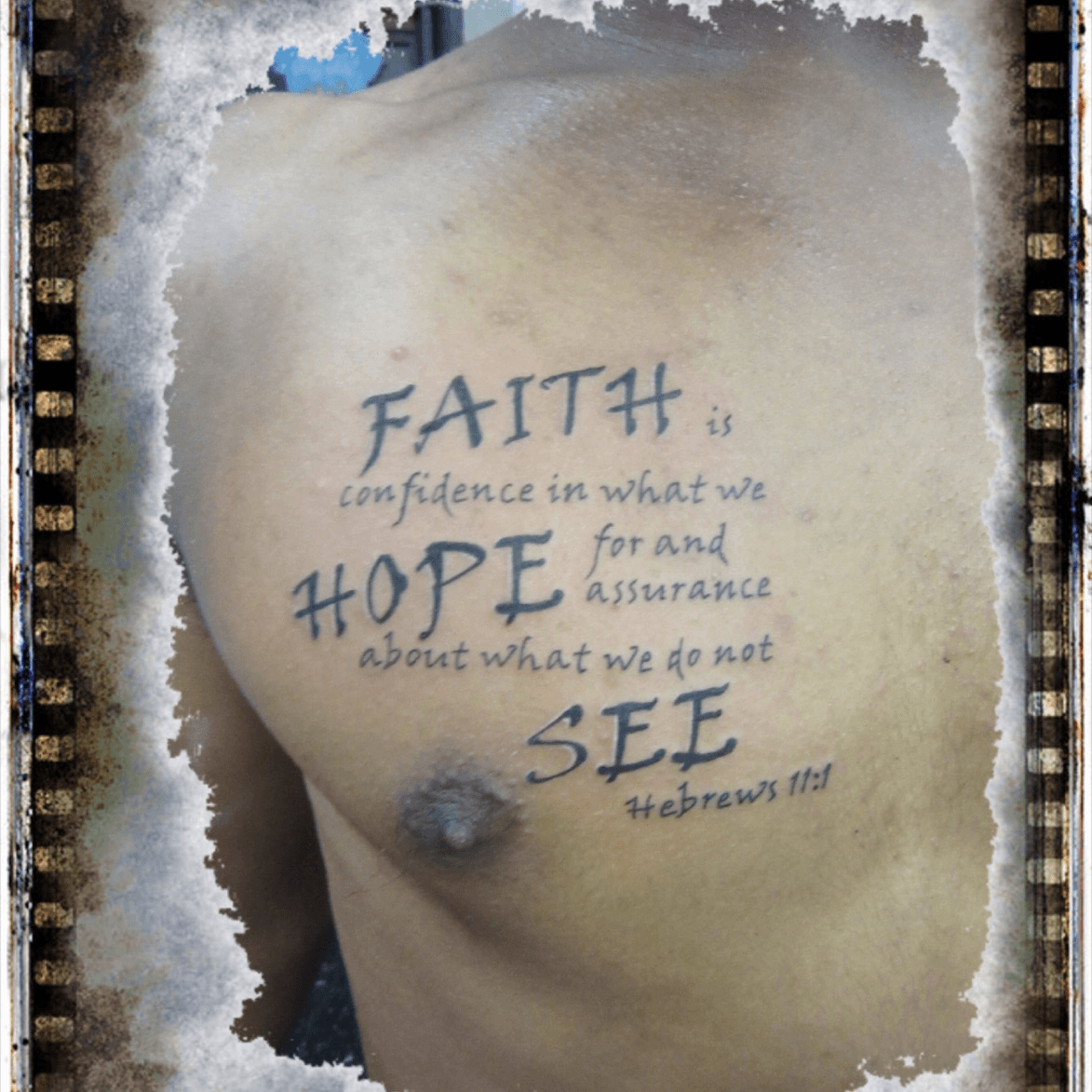 hebrews 11 1 tattoo