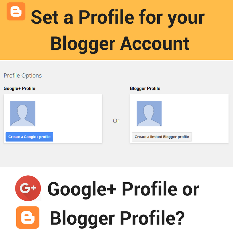 blogger account settings