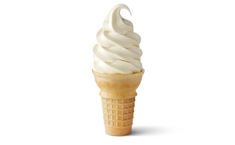mcdonald ice cream cone calories
