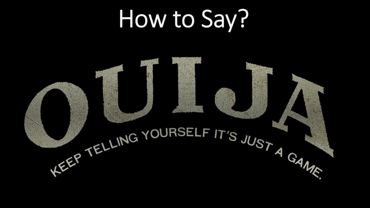 ouija pronounce