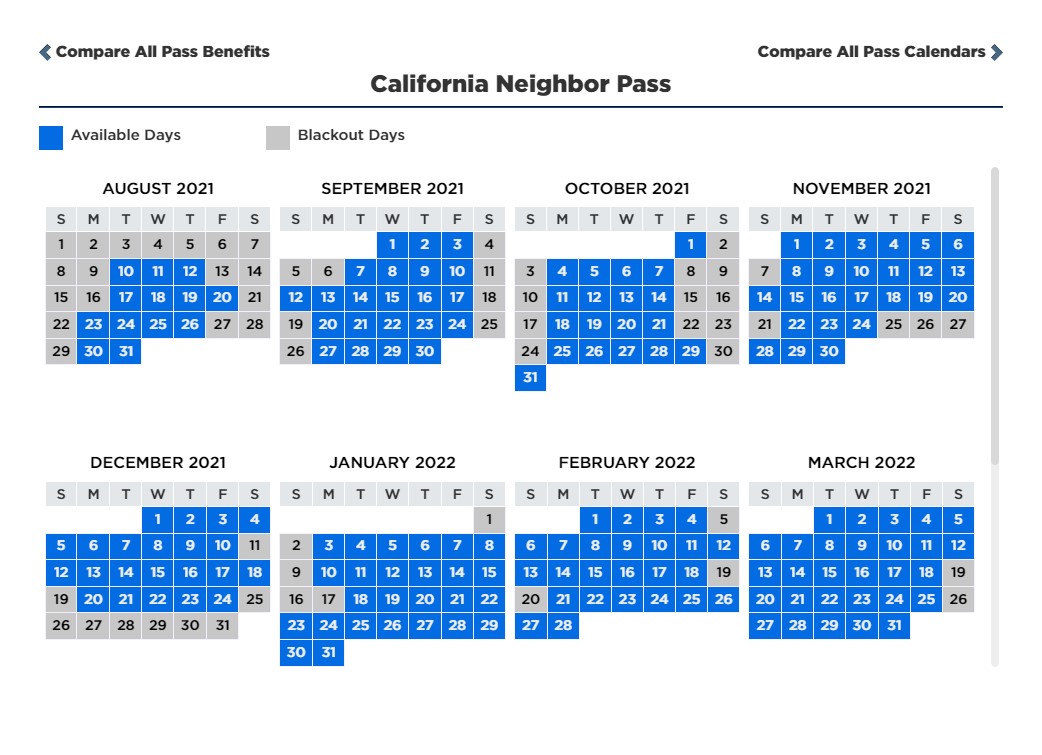 silver pass blackout dates universal studios