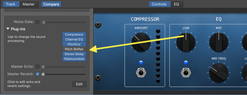 extreme tuning garageband mac