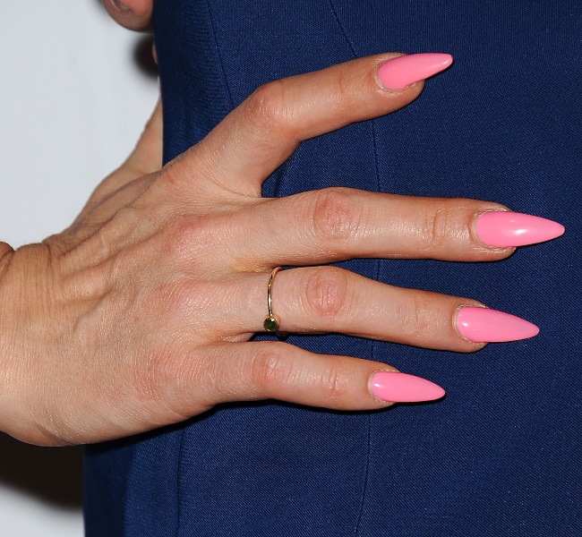 stiletto nails on fat fingers