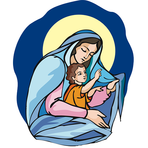 mother mary clipart