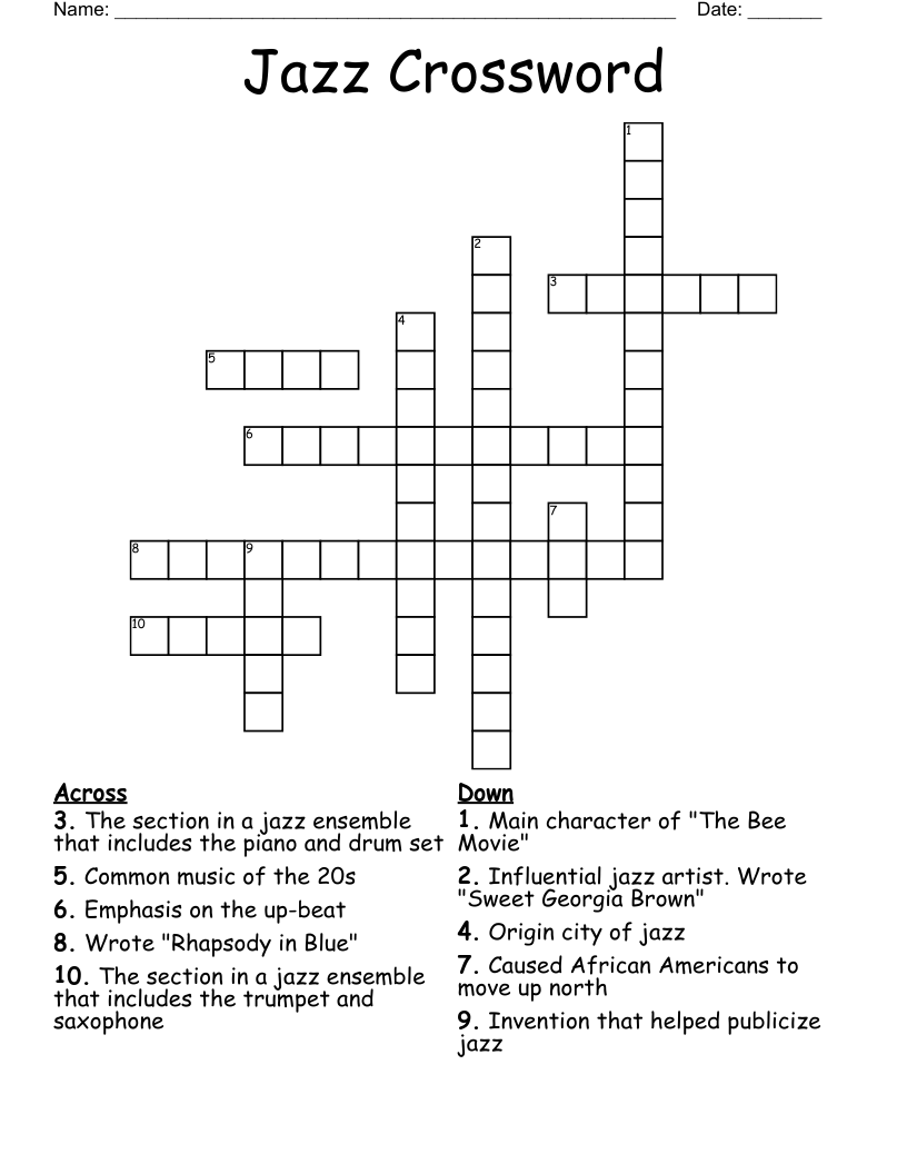 montgomery of jazz crossword clue