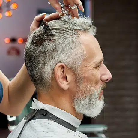 haircut for mature man