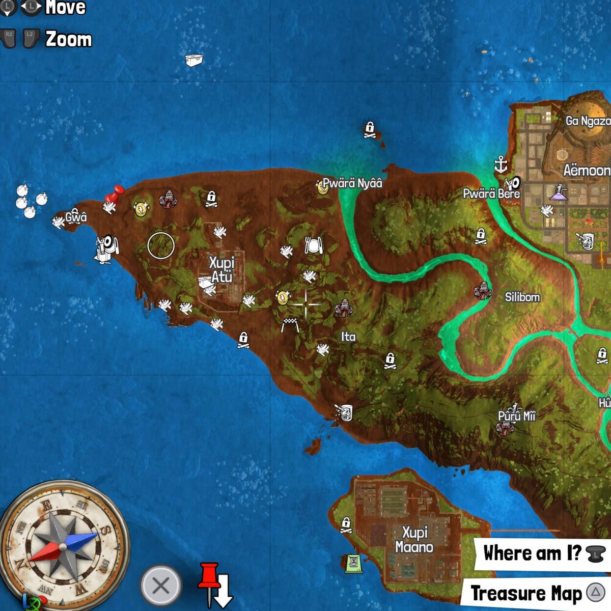 tchia treasure map