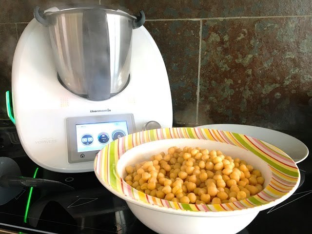 cocer garbanzos en monsieur cuisine