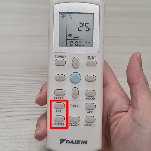 how to use daikin air conditioner remote