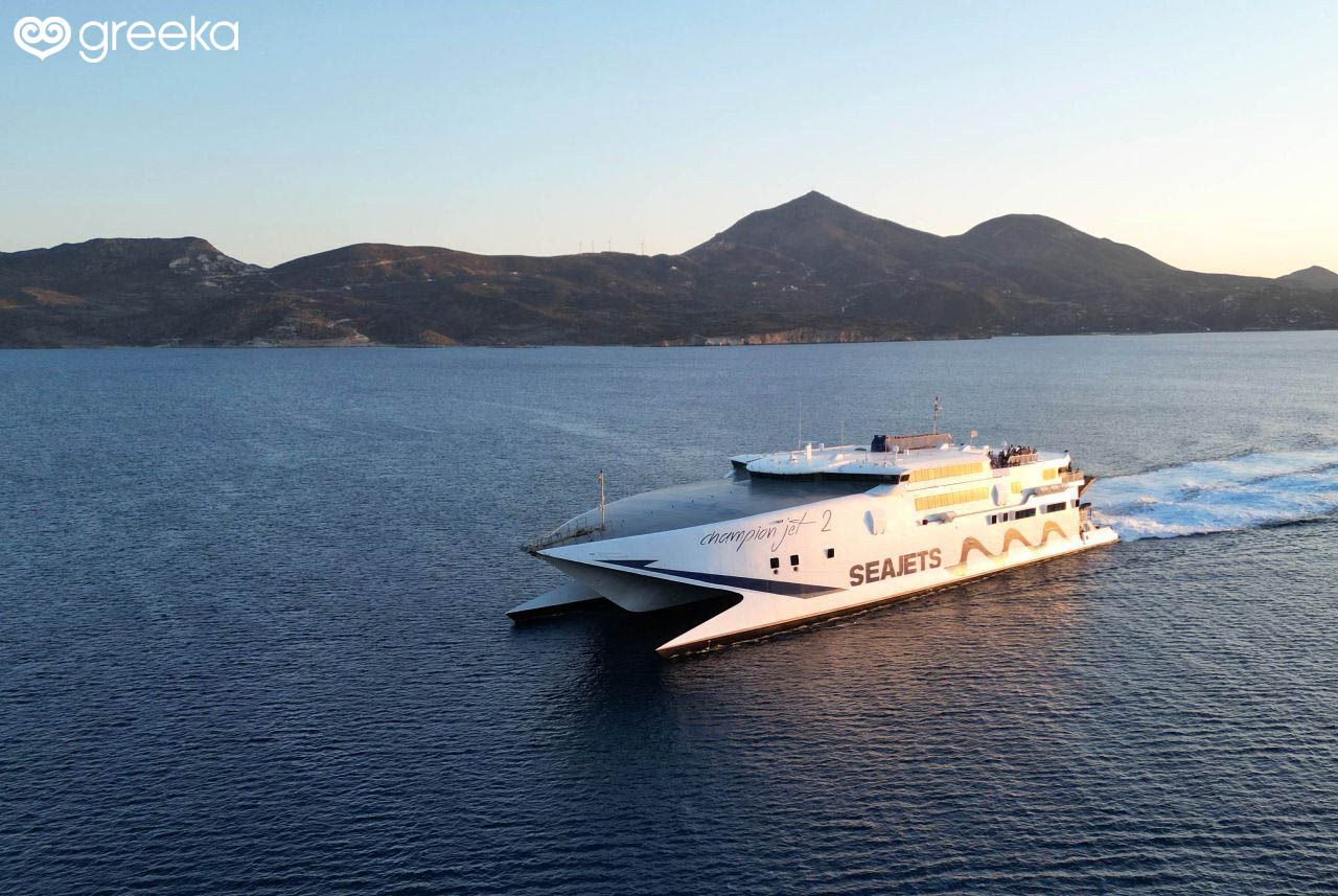 milos to crete ferry