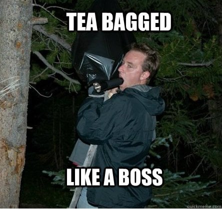 tea-bagging meme