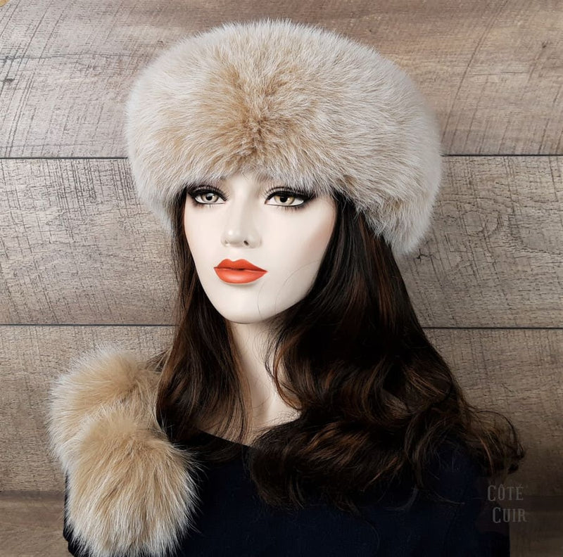 fur headbands for women