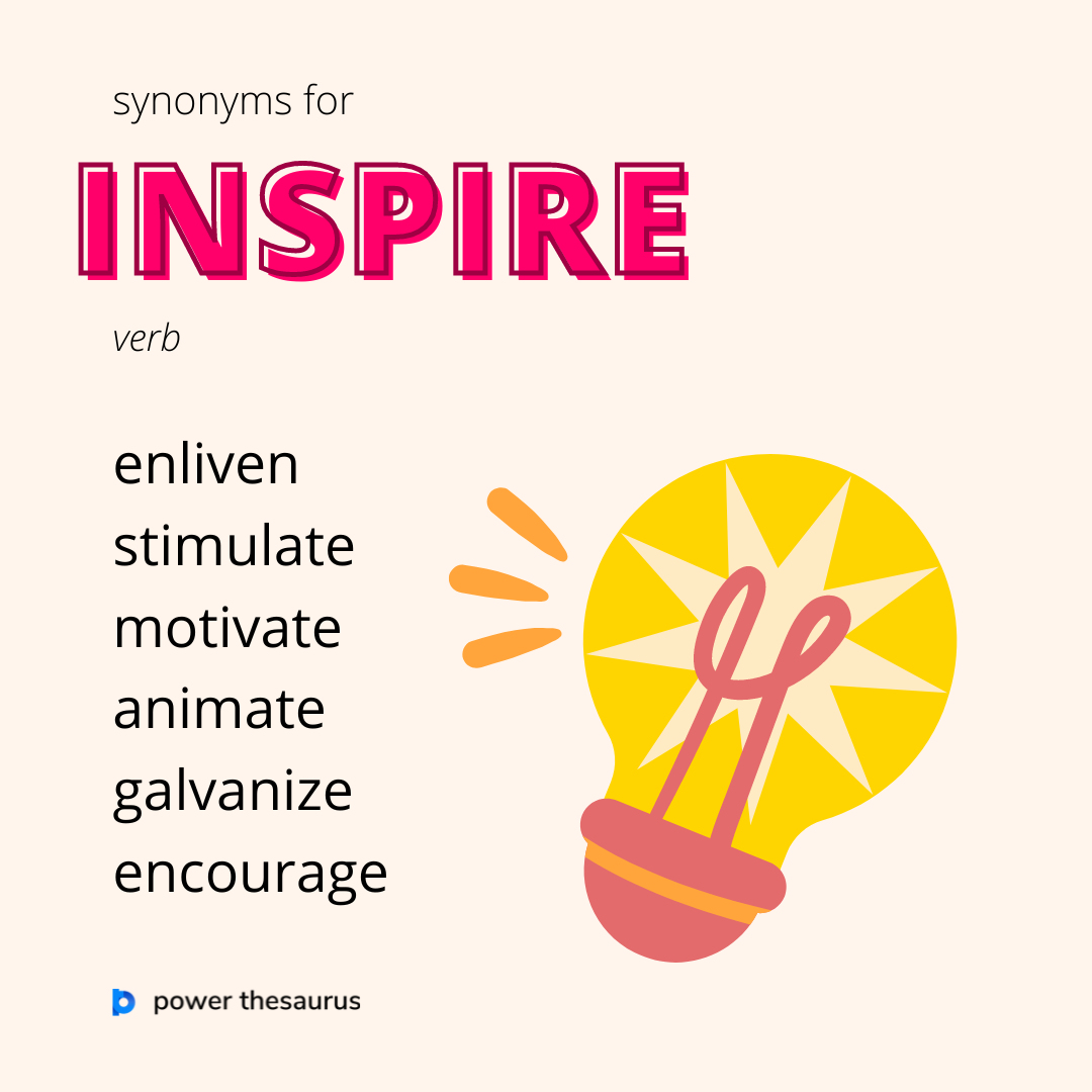 inspired meaning synonyms