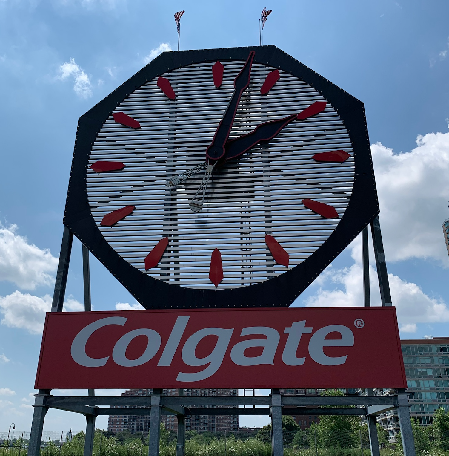 colgate clock new jersey