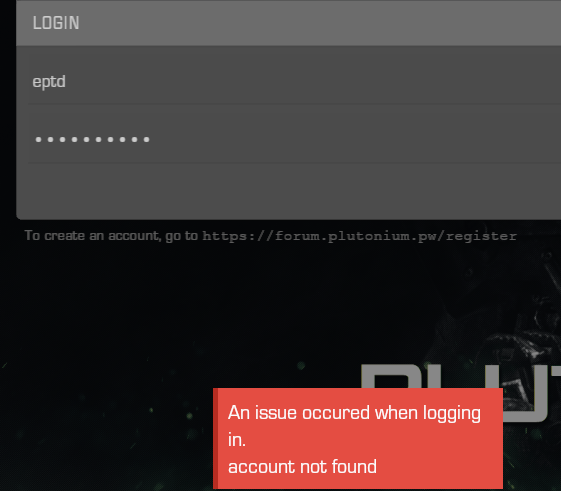 plutonium login