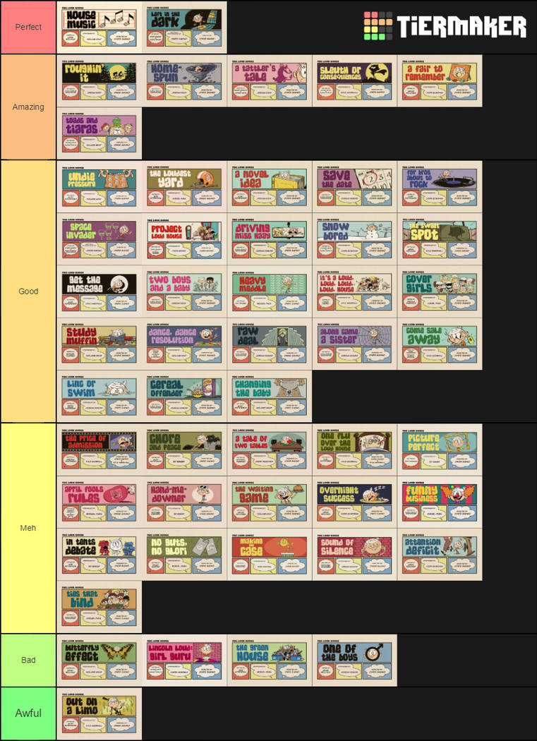 list of the loud house episodes