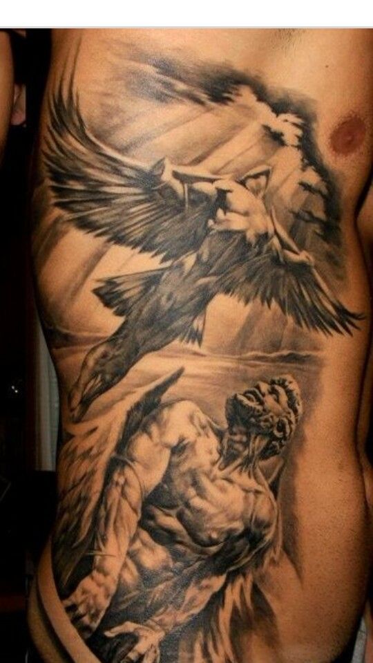 tatuajes costado hombre