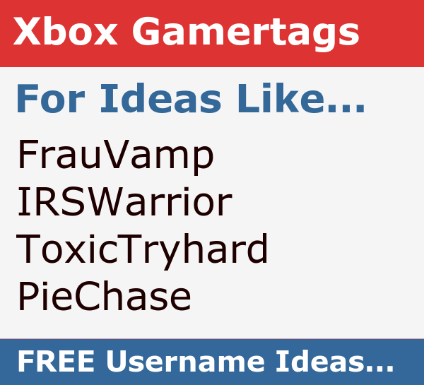 xbox profile name generator