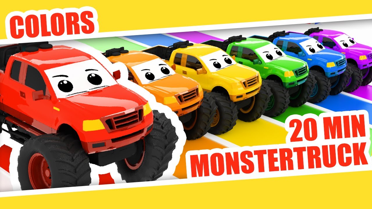 monster truck images to color