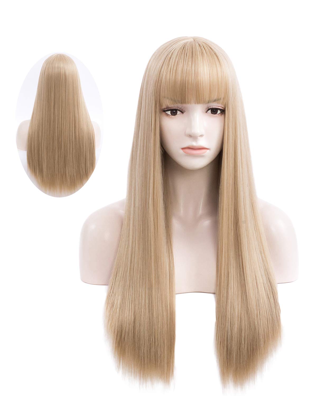 long wig blonde