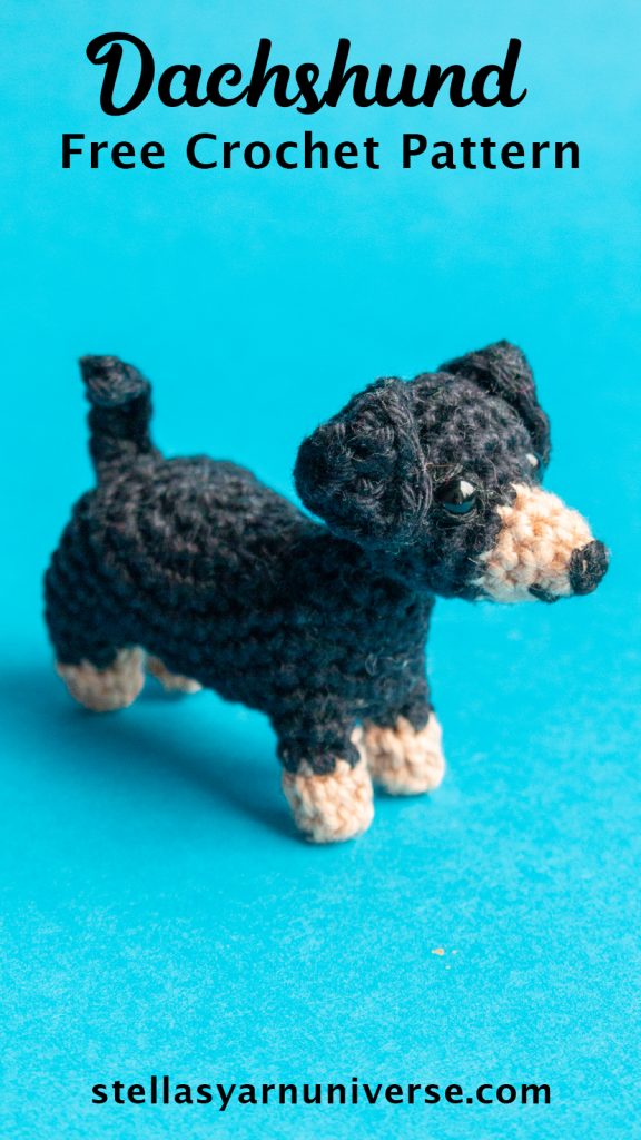 crochet dachshund dog pattern