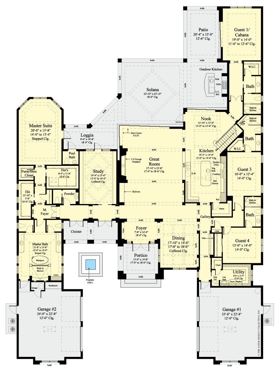 contemporary house blueprints