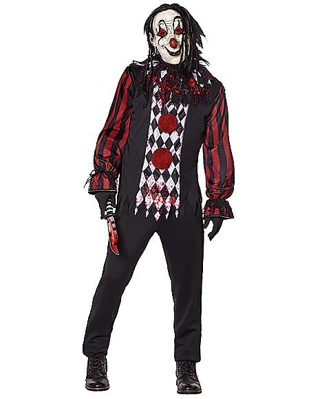 creepy clown halloween costumes