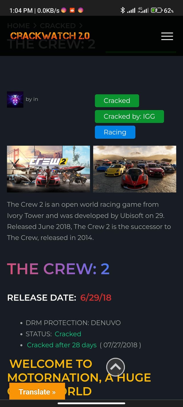 the crew 2 igg