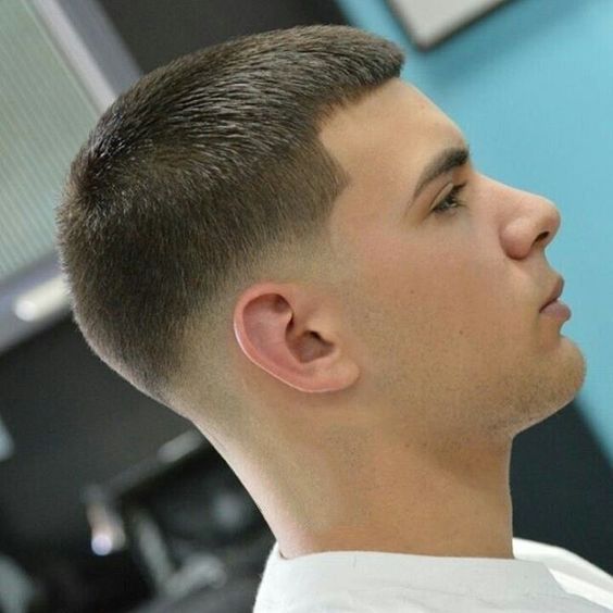 taper fade buzz cut