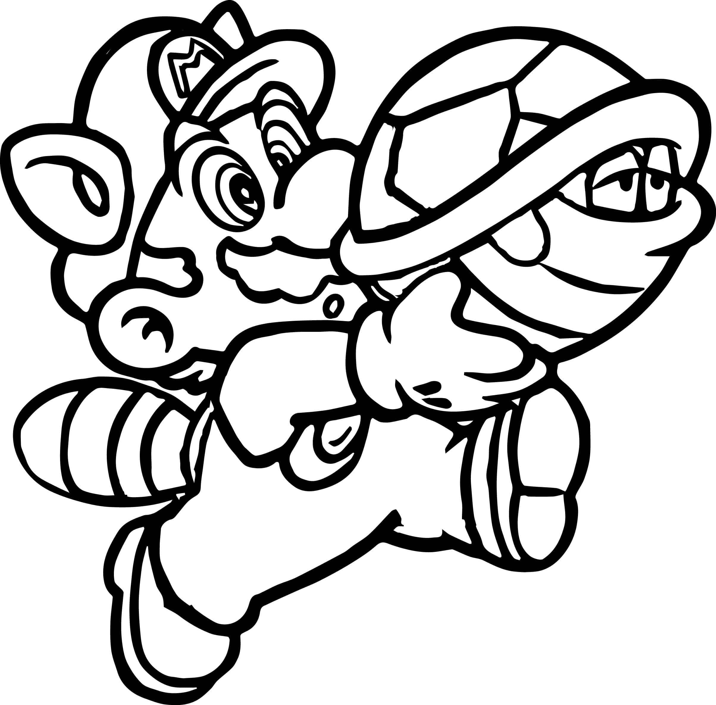 mario coloring page