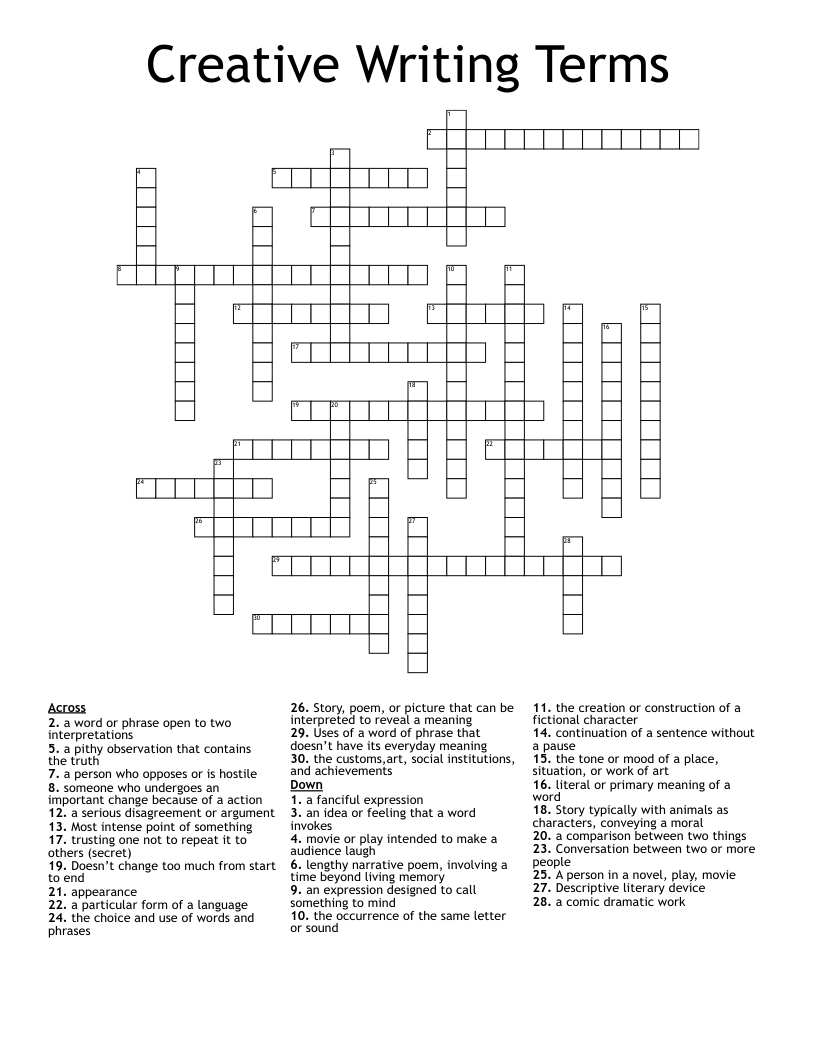 fanciful idea crossword