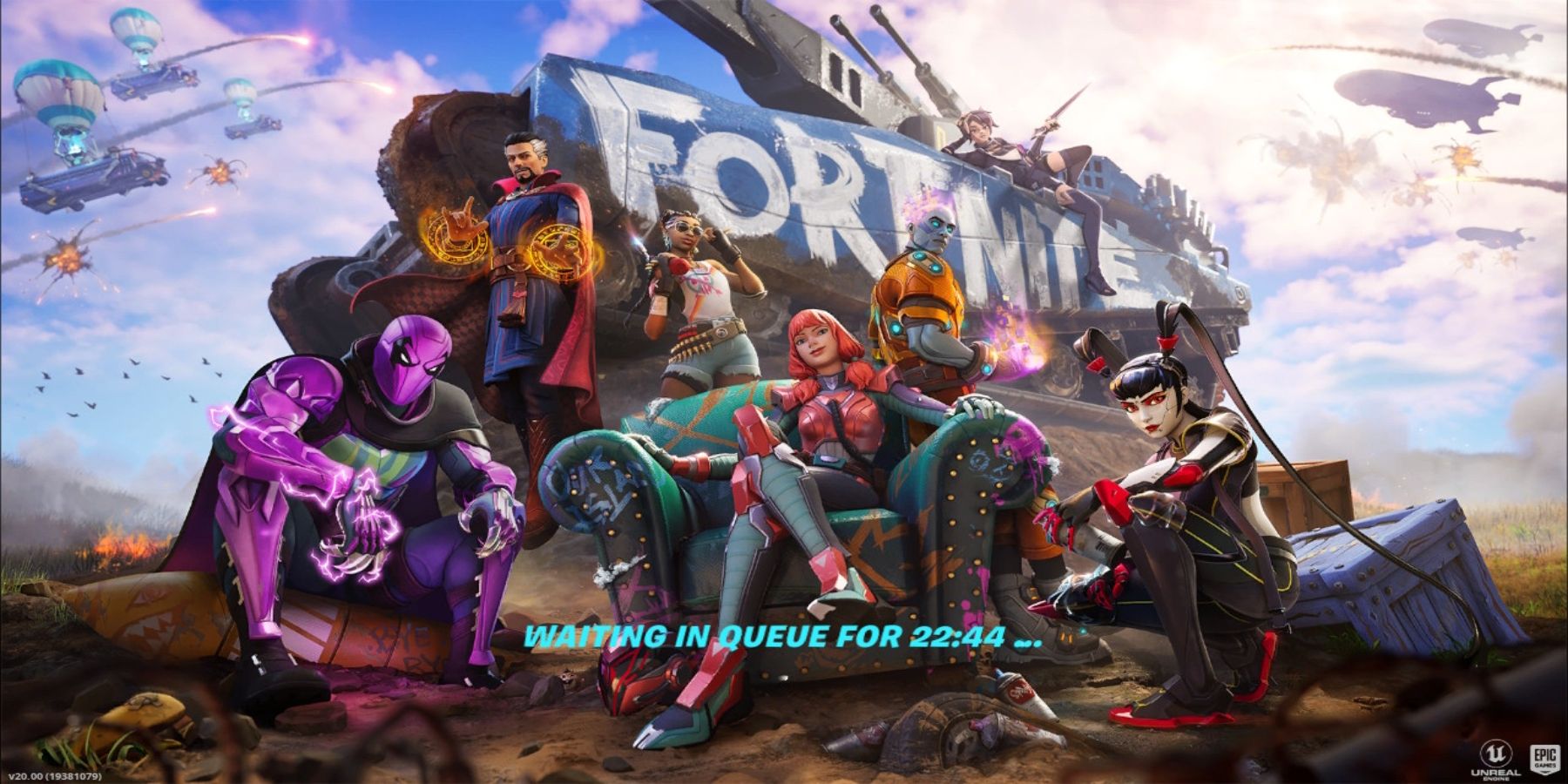 fortnite waiting in queue