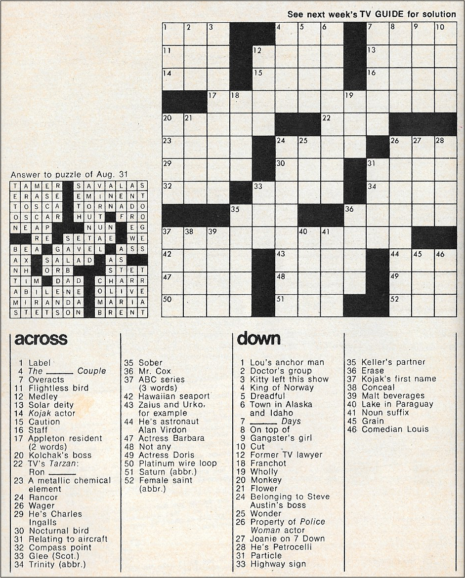 medley crossword clue