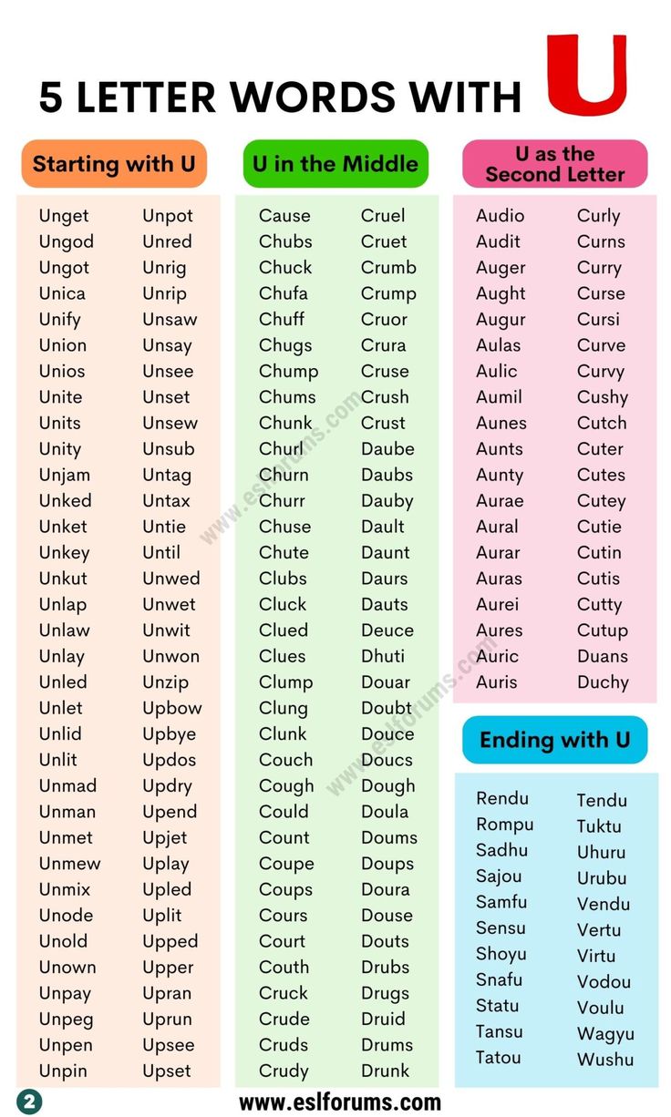 five letter words with n in the middle