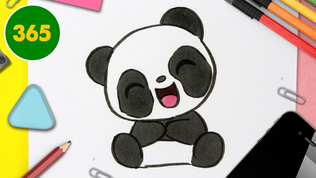 comment dessiner des pandas