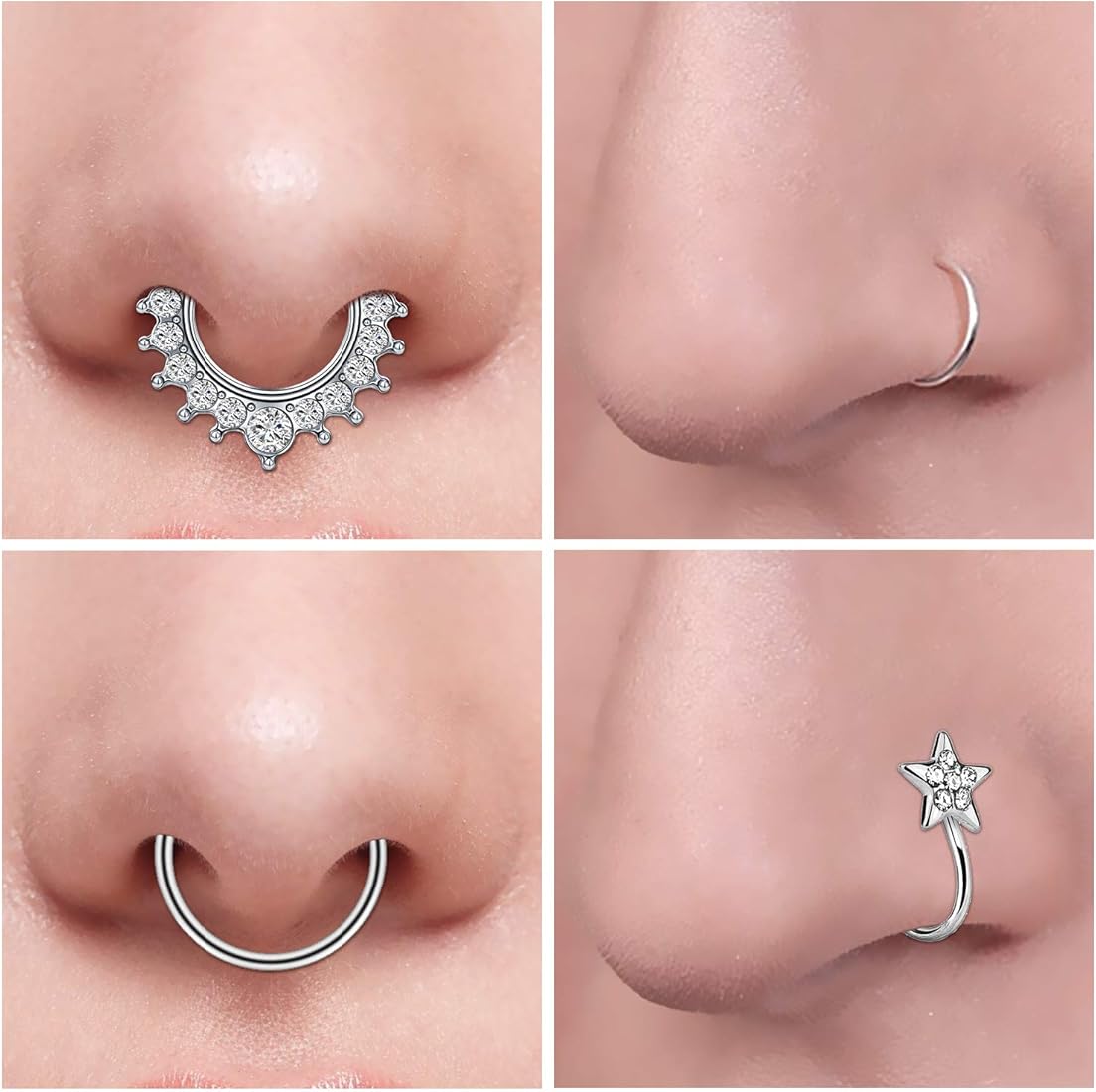 faux nose hoop