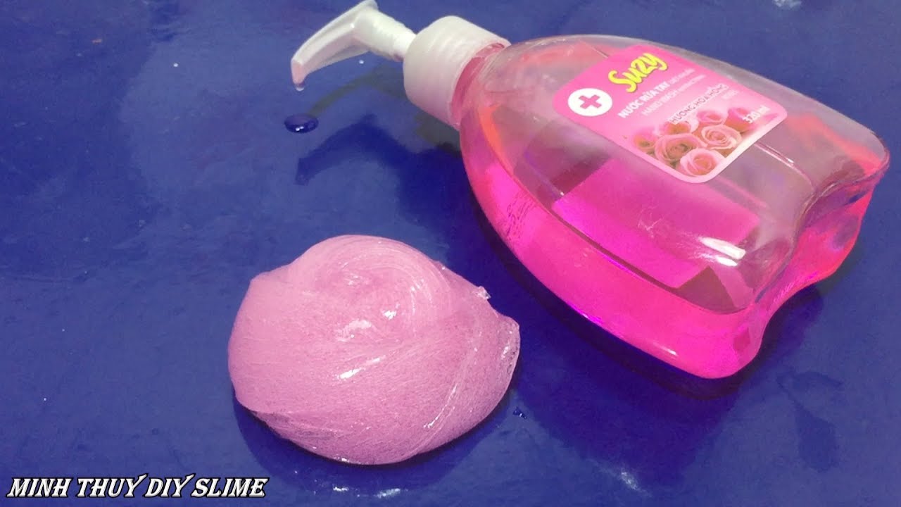 how to make soap and salt slime