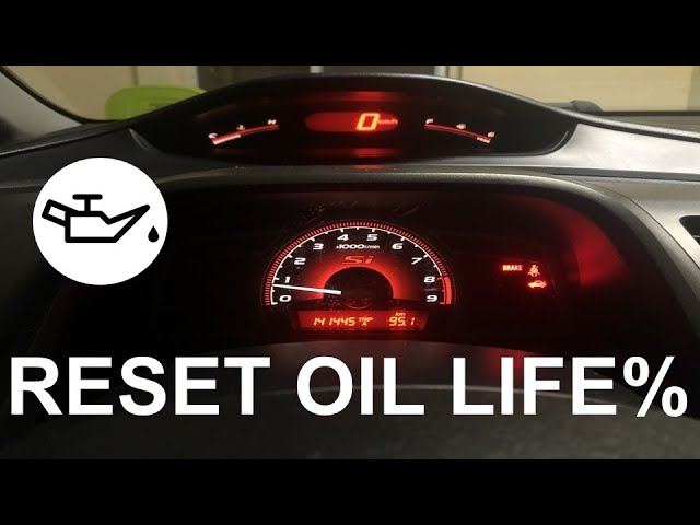 how to reset honda civic oil life 2007