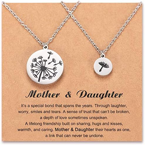 mother daughter necklace set